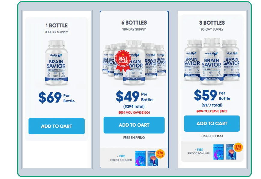 Buy Brain Savior from Official Website
